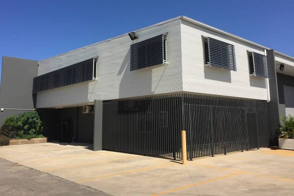 Fixed Aluminium Louvres Fixed Aluminium Louvres installed on windows