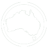 Vector illustration of Isolated Australian map on a grey background